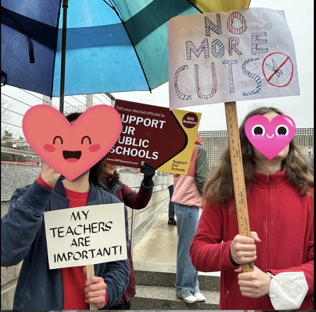 Amherst-Pelham Students March for Fair School Funding 